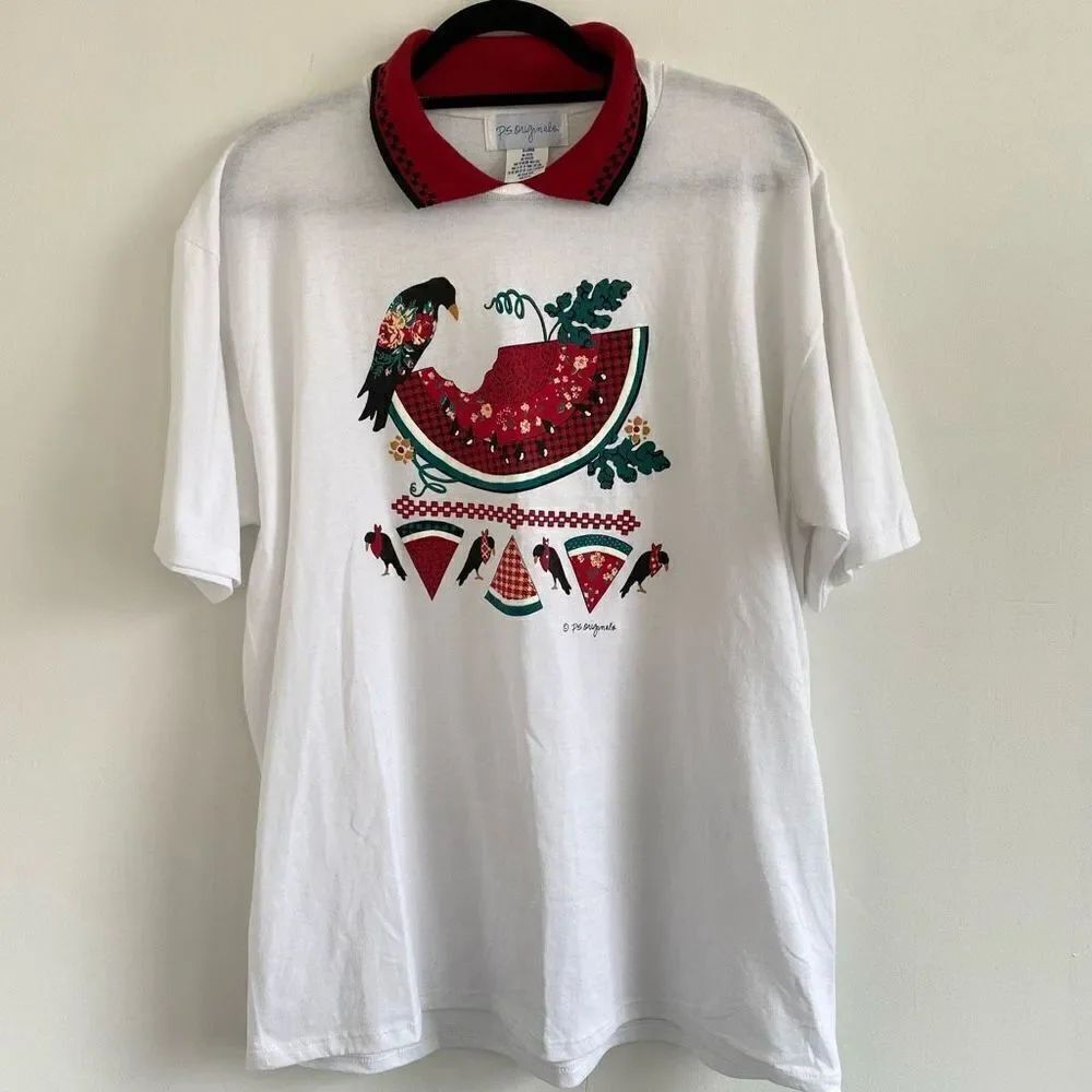80’s Crows Eating Watermelon Vintage Graphic T-Shirt